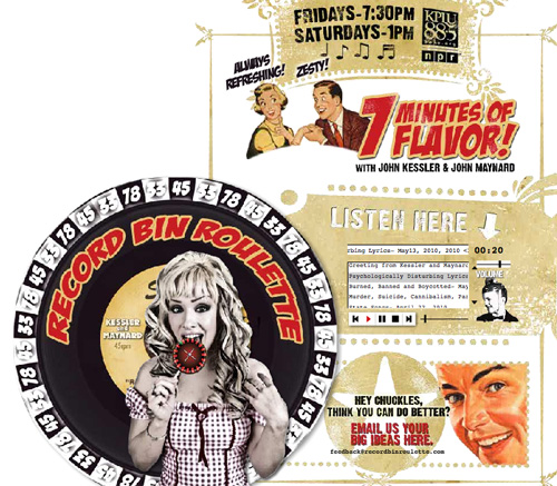 Kplu record bin roulette