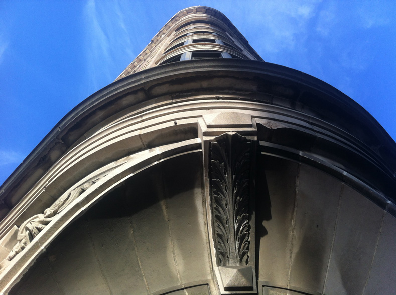 Looking up. Corner of Kanawha and Capitol, Charlesotn, W.Va. | westvirginiaville.com photo | June 2013